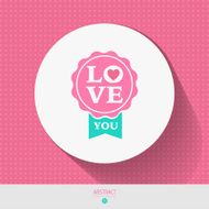 Valentine&#039;s Day vector poster N61