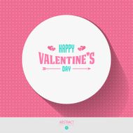 Valentine&#039;s Day vector poster N62