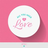 Valentine&#039;s Day vector poster N63