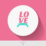 Valentine&#039;s Day vector poster N65