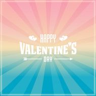 Valentine&#039;s Day vector poster N80