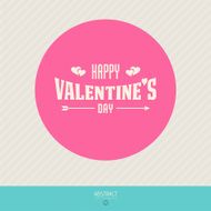 Valentine&#039;s Day vector poster N87