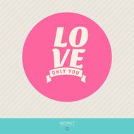 Valentine&#039;s Day vector poster N90