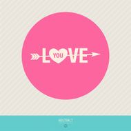 Valentine&#039;s Day vector poster N91