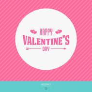 Valentine&#039;s Day vector poster N95