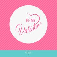 Valentine&#039;s Day vector poster N100