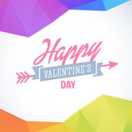Valentine&#039;s Day vector poster N101
