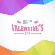Valentine&#039;s Day vector poster N103