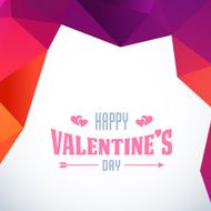 Valentine&#039;s Day vector poster N116