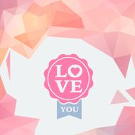 Valentine&#039;s Day vector poster N120