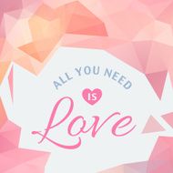 Valentine&#039;s Day vector poster N121