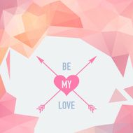 Valentine&#039;s Day vector poster N122