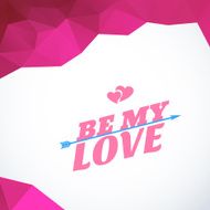Valentine&#039;s Day vector poster N127