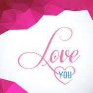 Valentine&#039;s Day vector poster N128