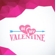 Valentine&#039;s Day vector poster N130