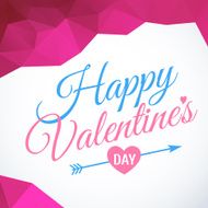 Valentine&#039;s Day vector poster N131