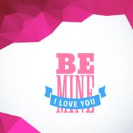 Valentine&#039;s Day vector poster N132