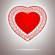 Heart shape as easy simbol of love