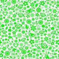 Seamless pattern of flowers N26