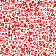 Seamless pattern of flowers N27