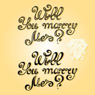 Inscription Will You Marry Me N2