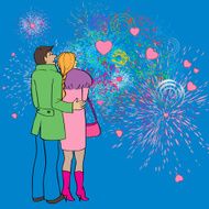 Valentines fireworks