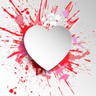 grunge heart background N2