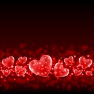 Valentine&#039;s day or Wedding vector background