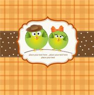 Birds couple in love N4