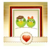Birds couple in love N11