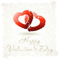 Grungy Valentine&#039;s Day Background