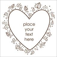 Leaves heart frame N2