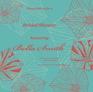 Wedding or invitation card abstract vector flower pattern background N10