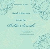 Wedding or invitation card abstract vector flower pattern background N11