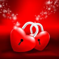 Grossy heart lock