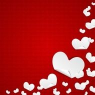Valentines Day Symbols Hearts Background