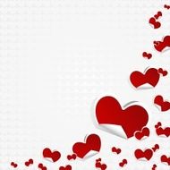 Valentines Day Symbols Hearts Background N2