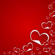 Valentines Day Symbols Hearts Background N3
