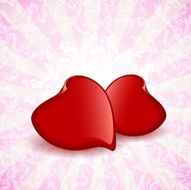 Valentine&#039;s Day Floral Background N2