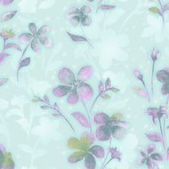 Vivid repeating floral N17