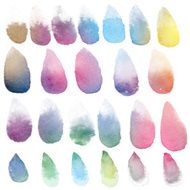 riotous profusion stylish drops with watercolor