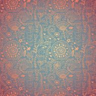 Romantic seamless pattern with hearts N140