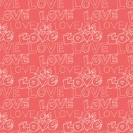 words "i love you" on pink background N2