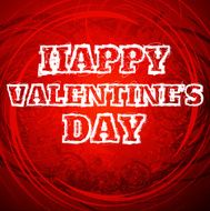 Valentines day draw text