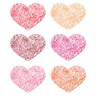 Set of hearts N13