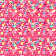 words "i love you" on pink background N3