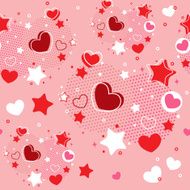 Cute Valentine seamless pattern N3