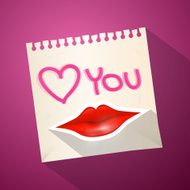 Valentine Paper Pink Background