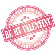 Happy Valentines Day stamp for N2