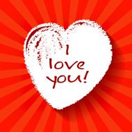Heart Valentines Day background or card N2